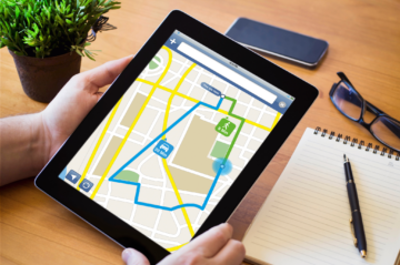 McKinney family reviewing commute routes before buying a larger home