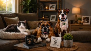 The Vaughan Team's Executive Advisory Board—Sam, Pepper and Gracie